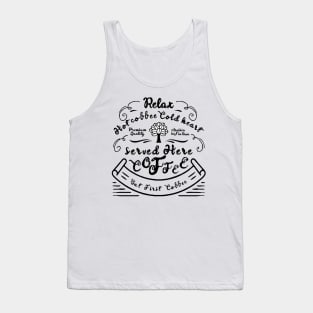 Hot coffee cold heart Tank Top